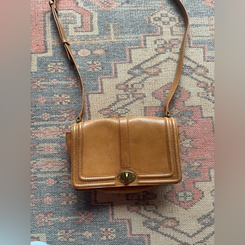 American Leather Co. Crossbody Bag in Cognac Brown
